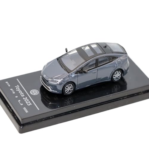 Mini Auto Spielzeug 1 64 Für Toyota Prius 2023 Legierung Automodell Spielzeug Sportwagen Simulation Mini Fahrzeug Ornamente Wohnkultur(Gray) von CYQOCD