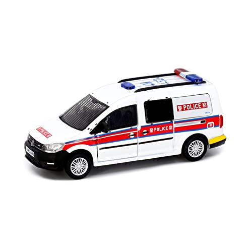 Mini Auto Spielzeug 1 64 Für Volkswagen Caddy Weiß Polizeiauto Legierung Simulation Modellauto Erwachsene Sammlung Ornamente Wohnkultur von CYQOCD