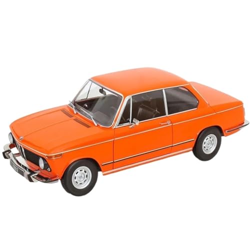 Mini Auto Spielzeug 1:12 Für BMW 1602 2 1974 Limousine Druckgusslegierung Statisches Automodell Orange Spielzeugsammlung Souvenirs Wohnkultur von CYQOCD