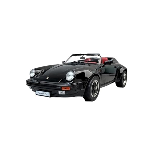 Mini Auto Spielzeug 1:12 Für Porsche 930 Turbo Multicolor Alloy Cabrio/Dachmodell Exklusive Sammlerserie Wohnkultur(Black) von CYQOCD