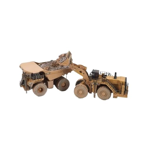 Mini Auto Spielzeug 1:125 Für 994K Radlader & 797 Legierung Kits Bergbau LKW Modell Retro Szene Simulation Ornament Wohnkultur Mini Auto Spielzeug 1:125 Für 994K Radlader & 797 Legierung Kits Bergbau LKW Modell Retro Szene Simulation Ornament Wohnkultur von CYQOCD