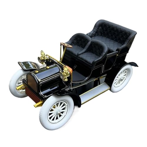 Mini Auto Spielzeug 1:18 Für 1904 Buick Modellb-Schwarz Oldtimer Realistisches Sammlerstück Statisches Automodell Cabrio Wohnkultur von CYQOCD