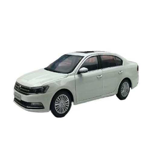 Mini Auto Spielzeug 1:18 Für 2015 Shanghai Volkswagen Lavida Rot/weiß/Gold Legierung Auto Modell Für Indoor Ausstellung Wohnkultur(White) von CYQOCD