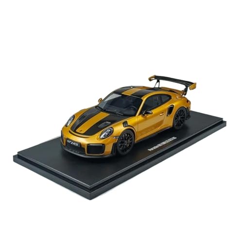 Mini Auto Spielzeug 1:18 Für 911 GT2RS 991.2 Sportwagen Harz Automodell Statisches Fahrzeug Realistische Metalldekoration Wohnkultur von CYQOCD