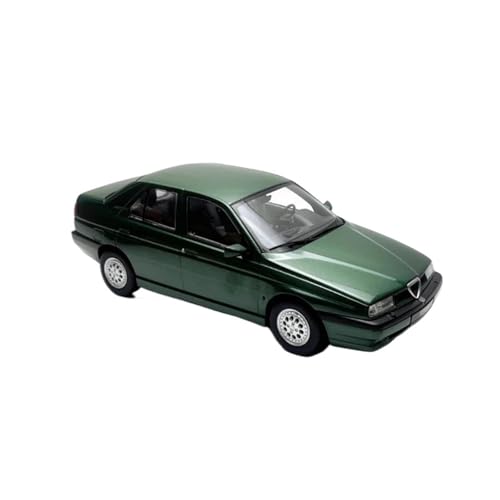 Mini Auto Spielzeug 1:18 Für Alfa Romeo 155 1996 Metall Simulation Klassische Auto Modell Sammeln Rot Schwarz Blau Grün Wohnkultur(Green) von CYQOCD