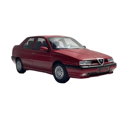 Mini Auto Spielzeug 1:18 Für Alfa Romeo 155 1996 Rot Replika Auto Modell Druckguss Legierung Sammler Tourenwagen Fan Spielzeug Wohnkultur von CYQOCD