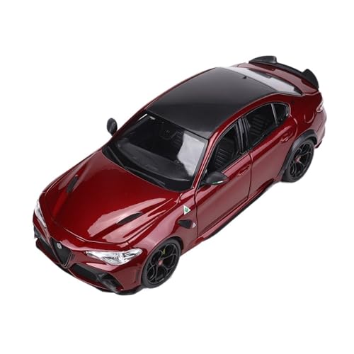 Mini Auto Spielzeug 1:18 Für Alfa Romeo Giulietta GTAm Legierungsauto Metallautomodell Für Geburtstagssouvenirs Von Freunden Wohnkultur(Red B) von CYQOCD