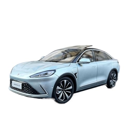 Mini Auto Spielzeug 1:18 Für BAIC Alpha T Legierung Auto Simulation Statische Modell Sammlung Ornamente Home Display Wohnkultur(Silver) von CYQOCD