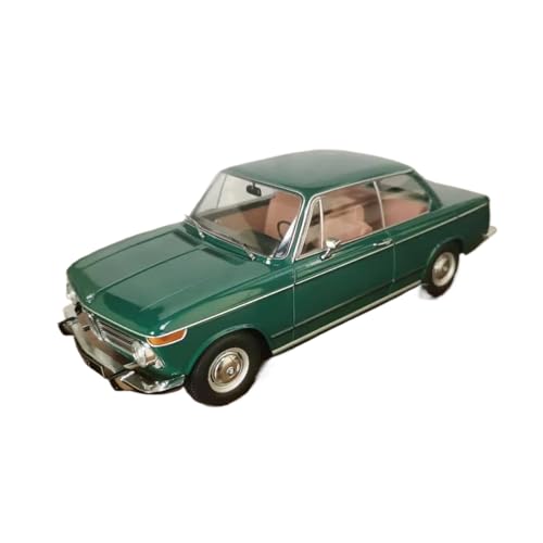Mini Auto Spielzeug 1:18 Für BMW 1502 1802 Oldtimer-Legierung Retro Statisches Automodell Souvenir Geschenk Seltene Ornamente Wohnkultur(Green) von CYQOCD