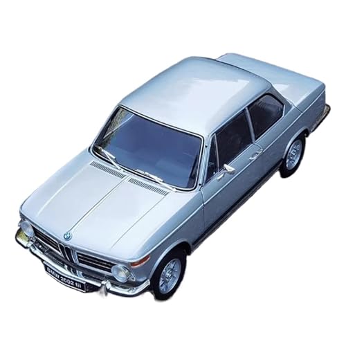 Mini Auto Spielzeug 1:18 Für BMW 2002 Tii Legierung Auto Modell Sammlerstücke Statische Indoor Und Outdoor Spielzeug Hobby Spielzeug Wohnkultur(Gray) von CYQOCD