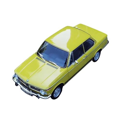 Mini Auto Spielzeug 1:18 Für BMW 2002 Tii Legierung Auto Modell Sammlerstücke Statische Indoor Und Outdoor Spielzeug Hobby Spielzeug Wohnkultur(Yellow) von CYQOCD