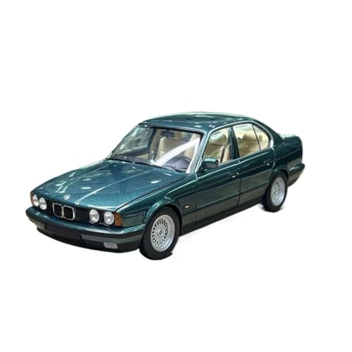 Mini Auto Spielzeug 1:18 Für BMW 535i E34 1988 Legierung Vollversion Auto Druckguss Fahrzeug Retro Miniatur Modell Display Wohnkultur(Green) von CYQOCD