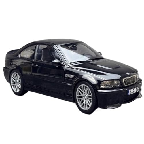 Mini Auto Spielzeug 1:18 Für BMW M3 CLS E46 Legierung Schwarz Sammlung Serie Auto Modell Realistische Spiel Spielzeug Modell Wohnkultur von CYQOCD