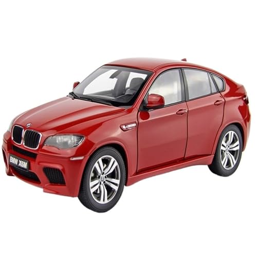 Mini Auto Spielzeug 1:18 Für BMW X6M E71 X6 Offroad-SUV Legierung Automodell Rot Klassische Doppeltür Fahrzeuganzeige Wohnkultur von CYQOCD