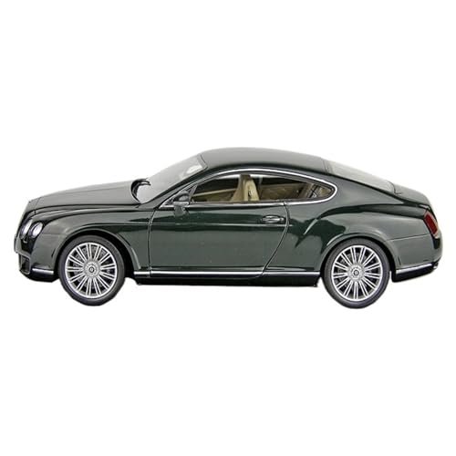Mini Auto Spielzeug 1:18 Für Bentley GTC Continental Dunkelgrünes Druckguss-Automodell Aus Legierung Miniatur-Statikfahrzeug Wohnkultur Mini Auto Spielzeug 1:18 Für Bentley GTC Continental Dunkelgrünes Druckguss-Automodell Aus Legierung Miniatur-Statikfahrzeug Wohnkultur von CYQOCD