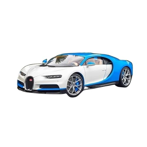 Mini Auto Spielzeug 1:18 Für Bugatti Chiron Supercar 2016 Druckgussmodell Miniatur Blau Spielzeug-Enthusiasten Sammlerstück Wohnkultur von CYQOCD