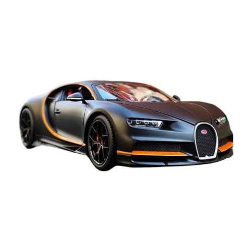 Mini Auto Spielzeug 1:18 Für Bugatti Chiron Veyron Divo Legierung Automodell Spielzeug Supersportwagen Display Ornamente Wohnkultur(Black) von CYQOCD