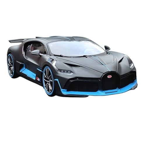 Mini Auto Spielzeug 1:18 Für Bugatti Chiron Veyron Divo Legierung Automodell Spielzeug Supersportwagen Display Ornamente Wohnkultur(Gray) von CYQOCD