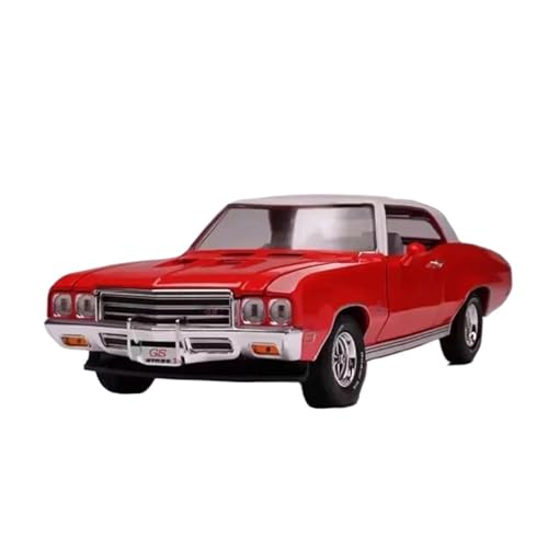 Mini Auto Spielzeug 1:18 Für Buick Skyark GS 1972 Metall Auto Modell Erwachsene Sammlung Display Spielzeug Rot Räder Lenkbare Wohnkultur von CYQOCD