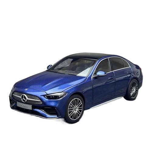 Mini Auto Spielzeug 1:18 Für C-KLASSE C260 2025 Simulationsfahrzeug Legierung Sammlerauto Modell Maßstab Modellanzeige Wohnkultur(Blue) von CYQOCD
