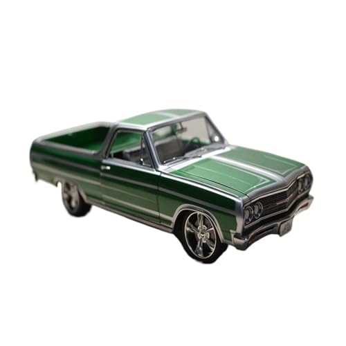 Mini Auto Spielzeug 1:18 Für Chevrolet EL Camino Customs Pickup Truck Grün Sammleredition Druckguss Ornamente Wohnkultur von CYQOCD