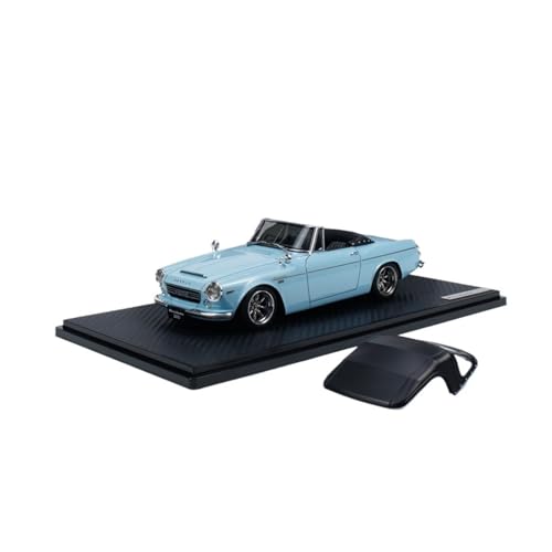 Mini Auto Spielzeug 1:18 Für Datsun Fairlady 2000 (SR311) Hellblaues Legierungsautomodell Sammleredition Fahrzeugornamente Wohnkultur von CYQOCD