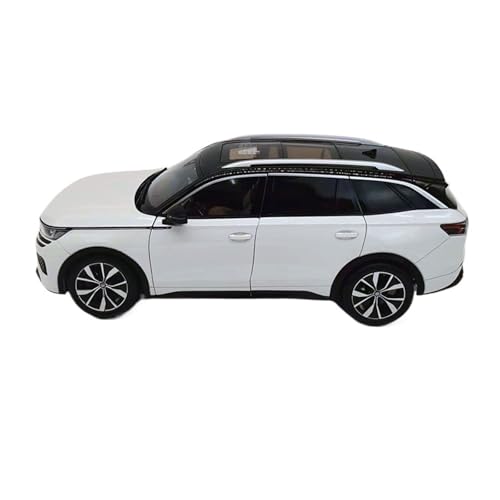 Mini Auto Spielzeug 1:18 Für FAW Volkswagen Range Rover 2023 Druckgusslegierung Dekofahrzeuge SUV Offroad Home Decor Wohnkultur(White) von CYQOCD