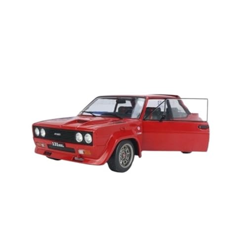 Mini Auto Spielzeug 1:18 Für FIAT 131 Abarth Legierung Oldtimer-Modell Miniatur Ornamente Sammlung Erwachsene Bastler Rot Wohnkultur von CYQOCD