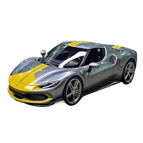 Mini Auto Spielzeug 1:18 Für Ferrari 296 Assetto Fiorano P18211 Silber Harz Auto Modell Sammler Edition Display Modell Wohnkultur Mini Auto Spielzeug 1:18 Für Ferrari 296 Assetto Fiorano P18211 Silber Harz Auto Modell Sammler Edition Display Modell Wohnkultur von CYQOCD