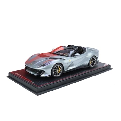Mini Auto Spielzeug 1:18 Für Ferrari 812 Competizione A Cabrio Sportwagen Legierung Automodell Grau Ornamente An Freunde Wohnkultur von CYQOCD