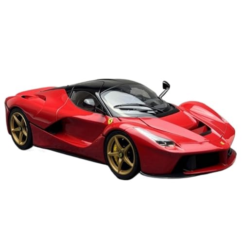 Mini Auto Spielzeug 1:18 Für Ferrari LaFerrari Simulation Rot Legierung Voll Offen Auto Modell Erwachsene Geburtstag Urlaub Wohnkultur(Red B) von CYQOCD