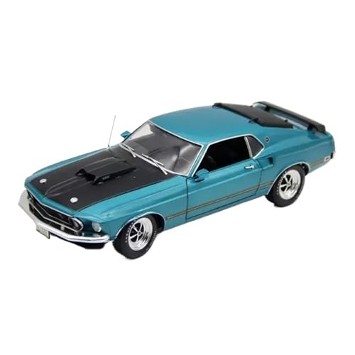 Mini Auto Spielzeug 1:18 Für Ford Mustang Mach 1 1969 Druckgusslegierung Klassisches Modell Hobby Display Sammlung Wohnkultur von CYQOCD