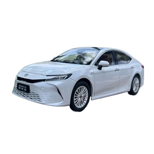 Mini Auto Spielzeug 1:18 Für GAC Toyota Camry 9th Generation Modell Weiß Legierung Modell Display Fenster Sammlung Wohnkultur von CYQOCD