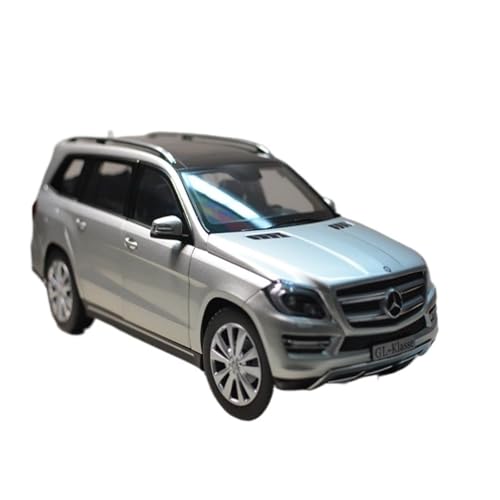 Mini Auto Spielzeug 1:18 Für GL-Klasse GL550 Silber Collector's Edition Großformat Druckgussmodell Für Vitrine Wohnkultur von CYQOCD
