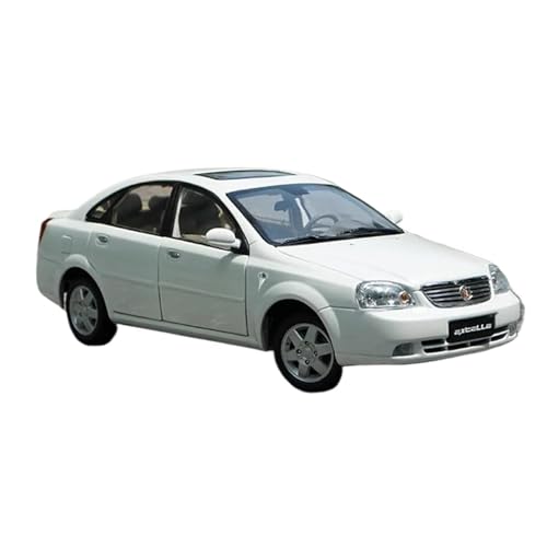 Mini Auto Spielzeug 1:18 Für GM Buick Excelle Sedan Exklusive Sammlung Legierung Auto Modell Statische Display Sammlerstück Wohnkultur(White) von CYQOCD