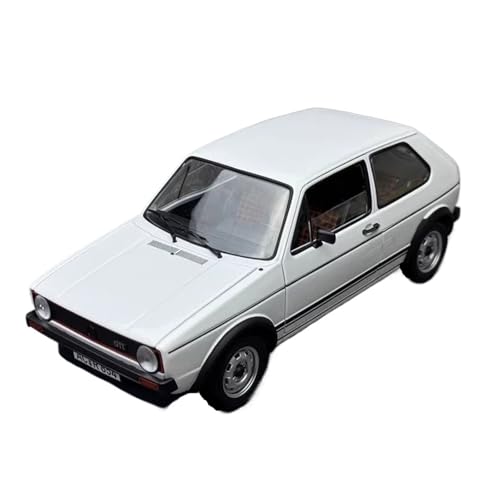 Mini Auto Spielzeug 1:18 Für Golf GTI 1976 Legierung Auto Modell Kleine Druckguss Spielzeug Auto Sammler Display Weiß Wohnkultur von CYQOCD