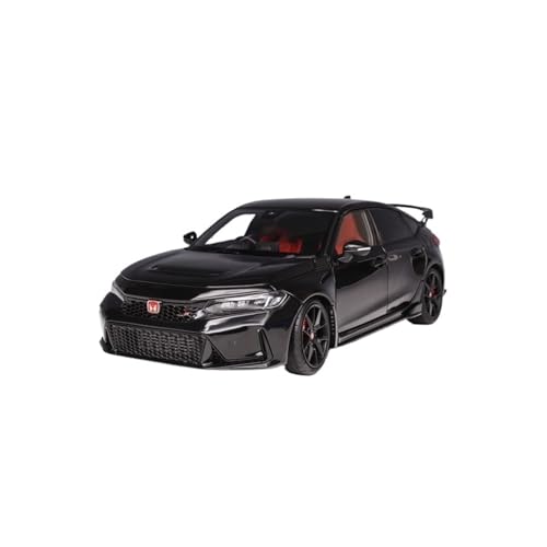 Mini Auto Spielzeug 1:18 Für Honda Civic Type R FL5 Legierung Voll Offenes Automodell Klassische Stil Dekoration Lieblingsspielzeug Wohnkultur(Black) von CYQOCD