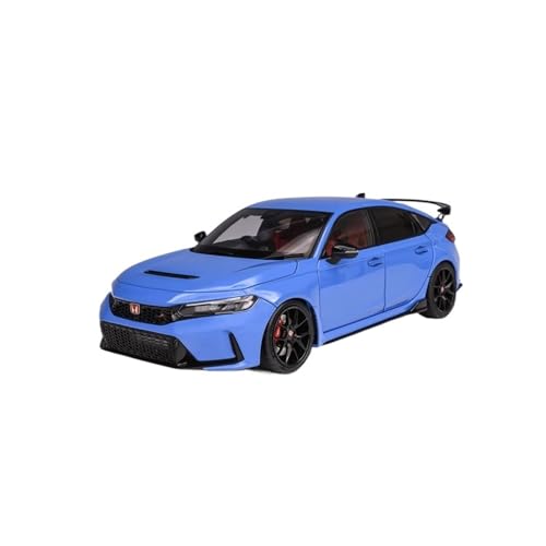 Mini Auto Spielzeug 1:18 Für Honda Civic Type R FL5 Legierung Voll Offenes Automodell Klassische Stil Dekoration Lieblingsspielzeug Wohnkultur(Blue) von CYQOCD