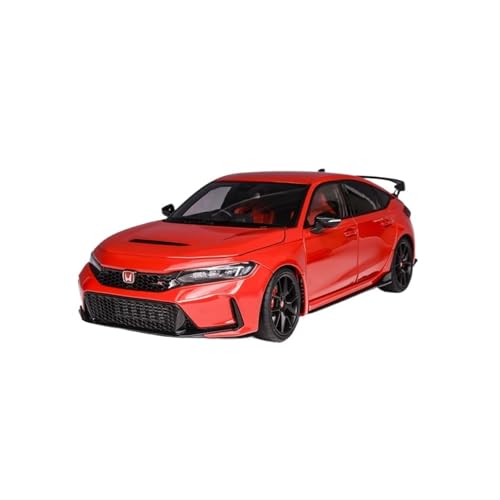 Mini Auto Spielzeug 1:18 Für Honda Civic Type R FL5 Legierung Voll Offenes Automodell Klassische Stil Dekoration Lieblingsspielzeug Wohnkultur(Red) von CYQOCD