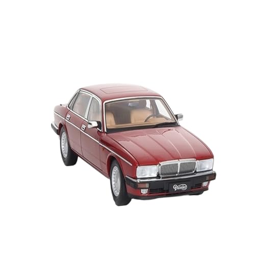 Mini Auto Spielzeug 1:18 Für Jaguar Daimler XJ6 XJ40 Rot Legierung Auto Modell Klassische Auto Ornamente Wohnzimmer Display Wohnkultur(Red) von CYQOCD