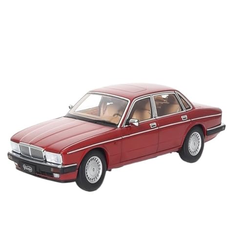 Mini Auto Spielzeug 1:18 Für Jaguar XJ6 X350 Metalllegierung Automodell Sammlerstück Miniatur Nostalgie Autodekorationen Wohnkultur(Red) von CYQOCD