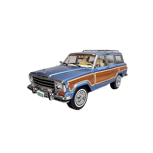 Mini Auto Spielzeug 1:18 Für Jeep Wagoneer Legierung Volltür Automodell Fenstersimulation Modellanzeige Für Sammler Wohnkultur(Blue) von CYQOCD