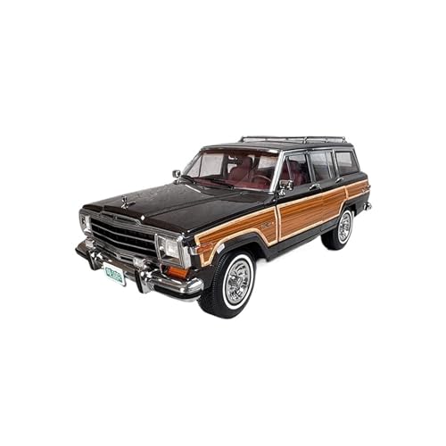 Mini Auto Spielzeug 1:18 Für Jeep Wagoneer Legierung Volltür Automodell Fenstersimulation Modellanzeige Für Sammler Wohnkultur(Brown) von CYQOCD