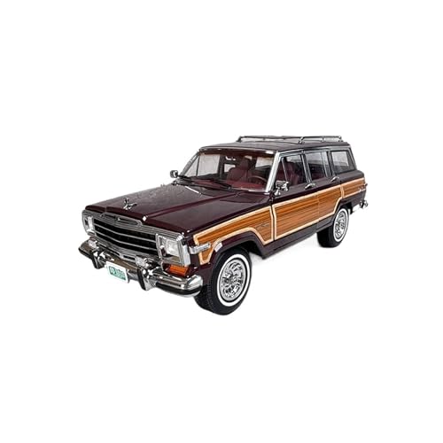 Mini Auto Spielzeug 1:18 Für Jeep Wagoneer Legierung Volltür Automodell Fenstersimulation Modellanzeige Für Sammler Wohnkultur(Red) von CYQOCD