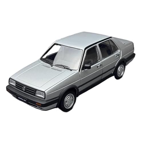 Mini Auto Spielzeug 1:18 Für Jetta GT MK2 Legierung Druckguss Auto Modell Erwachsene Spielzeug Desktop Dekoration Szene Display Wohnkultur(Silver) von CYQOCD