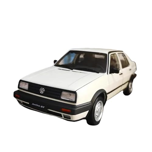 Mini Auto Spielzeug 1:18 Für Jetta GT MK2 Legierung Druckguss Auto Modell Erwachsene Spielzeug Desktop Dekoration Szene Display Wohnkultur(White) von CYQOCD
