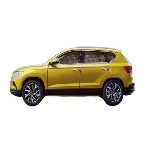 Mini Auto Spielzeug 1:18 Für Jetta VS5 SUV Maßstab Legierung Auto Modell Sammlung Ornamente Fahrzeug Überraschung Spielzeug Gelb Wohnkultur von CYQOCD