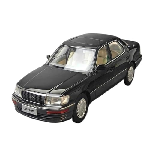 Mini Auto Spielzeug 1:18 Für LS400 Lexus Metall Automodell Klassisches Dach Klassisches Auto Mini Fahrzeug Vintage Dekoration Wohnkultur(Black) von CYQOCD