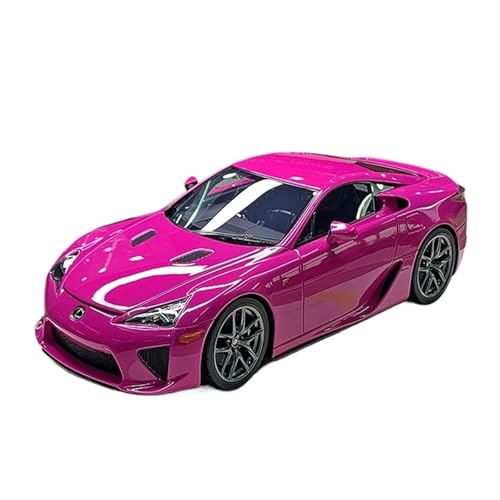 Mini Auto Spielzeug 1:18 Für Lexus LFA 2010 Harzautomodell Sammlerlimousine Modellsammlung Für Männer Wohnkultur(Pink) von CYQOCD