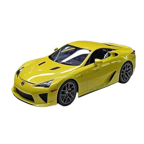 Mini Auto Spielzeug 1:18 Für Lexus LFA 2010 Harzautomodell Sammlerlimousine Modellsammlung Für Männer Wohnkultur(Yellow) von CYQOCD